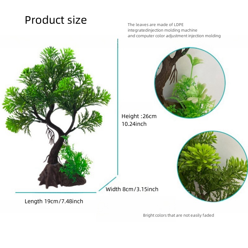 Fish Tank DIY Artificial Aquar - Aquarium Plant Substrate ulasan dan harga