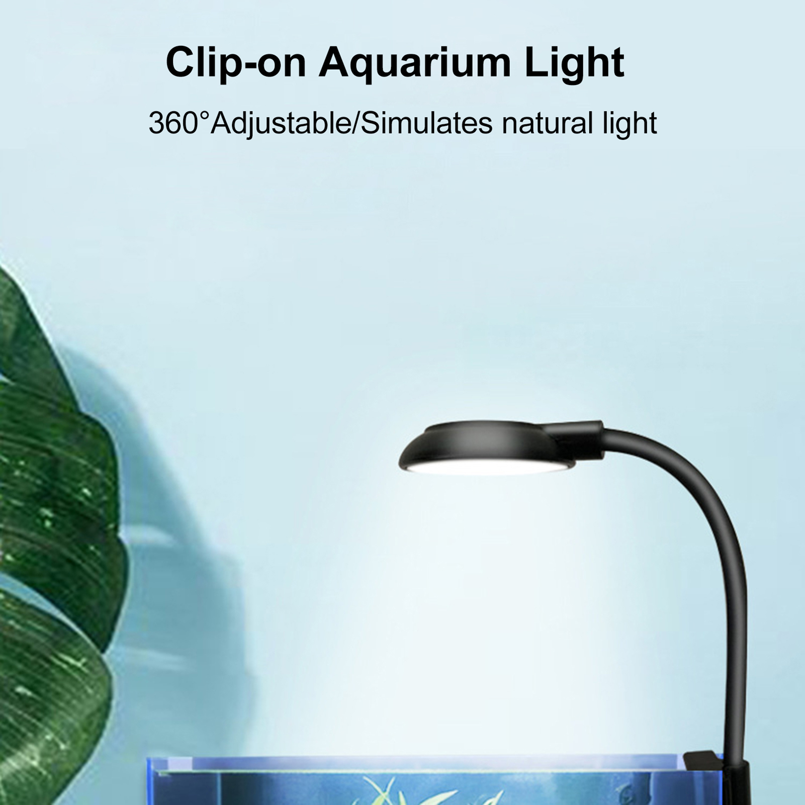 Fish  Clamp Lamp Aquarium Aqua - Aquarium Plant Light ulasan dan harga