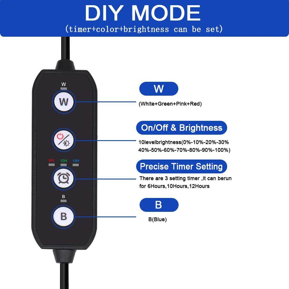 75-90CM Fish Tank Dimmable Iig - Aquarium Plant Light ulasan dan harga
