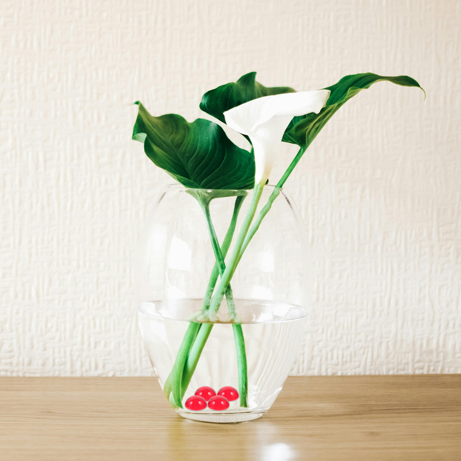 50Pcs Red Glass Pebbles Vase F - Planted Tank ulasan dan harga