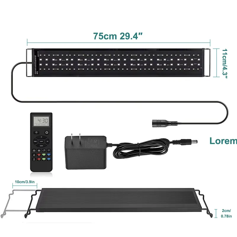 SIROKA 75cm Professional LED F - Live Plant Aquarium ulasan dan harga