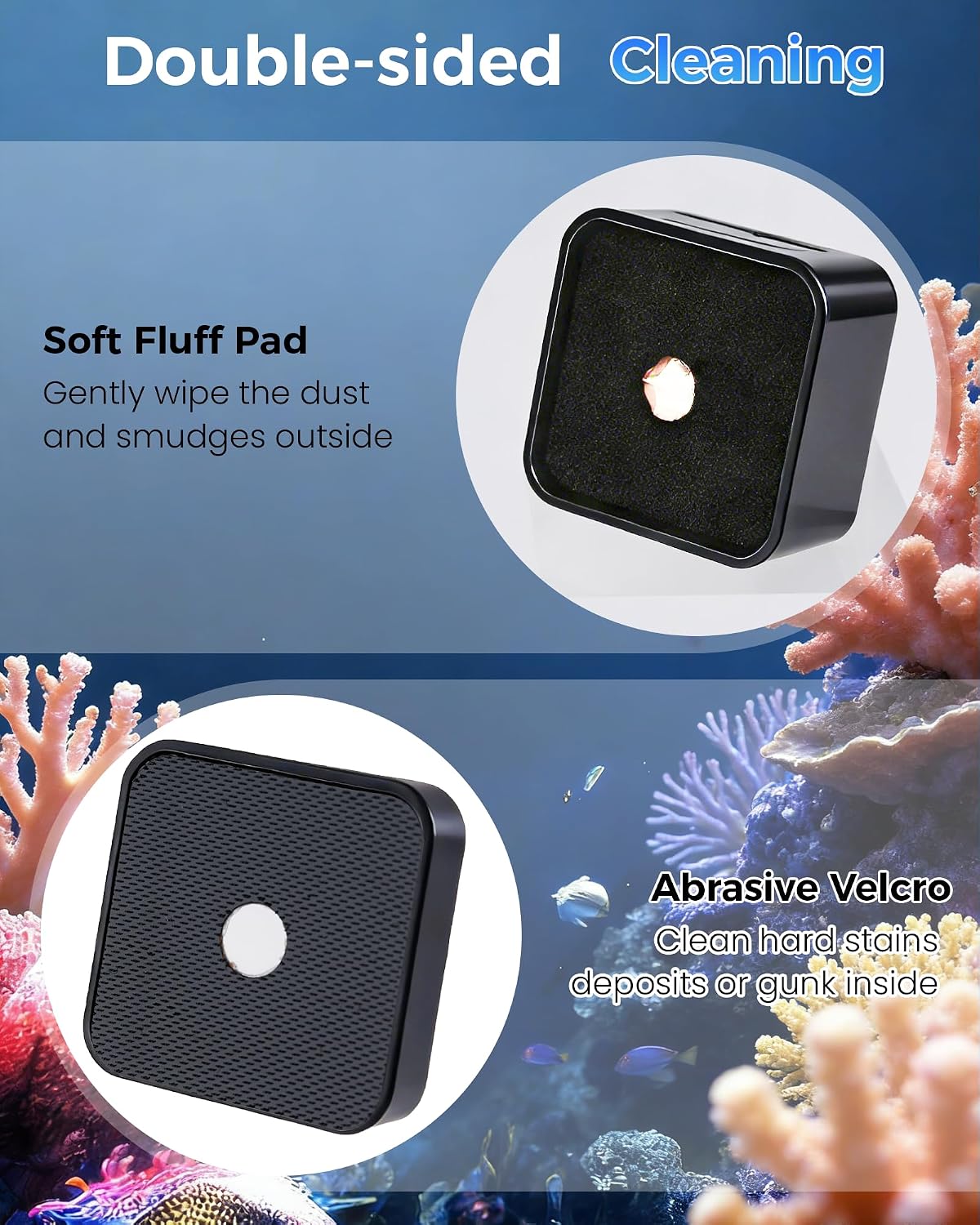 Aquarium Magnetic Cleaner with - Planted Aquarium Cleaning ulasan dan harga