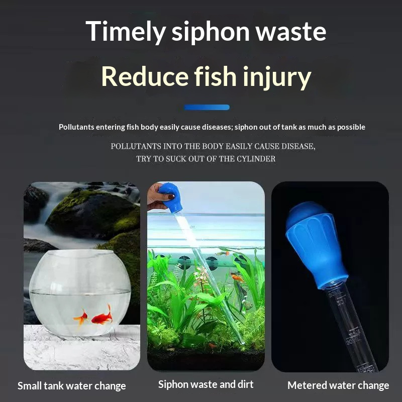 1/2PCS Aquarium Siphon Water C - Planted Aquarium Cleaning ulasan dan harga