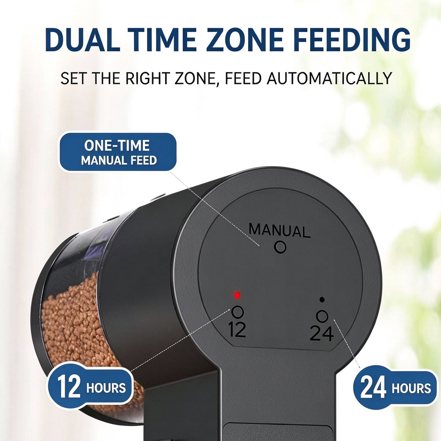 Automatic Fish Feeder 100ML Ca - Aquarium Fertilizer ulasan dan harga