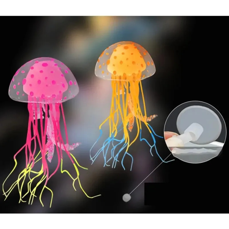 Artificial Swim Luminous Jelly - Aquarium Plant Substrate ulasan dan harga