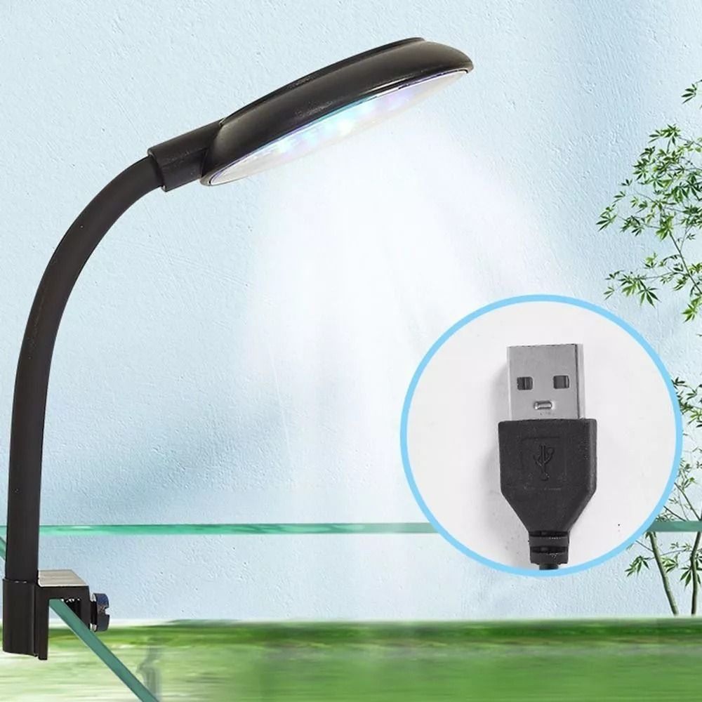 New Mini Fish Tank Clip Lamp 5 - Live Plant Aquarium ulasan dan harga