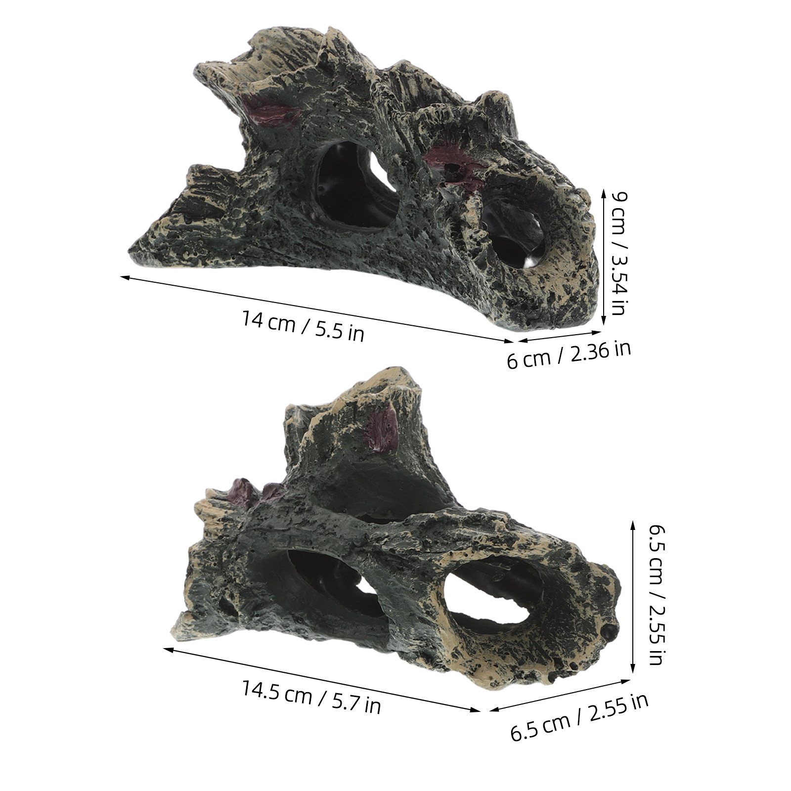 2Pcs Aquarium Driftwood Resin  - Aquarium Driftwood ulasan dan harga