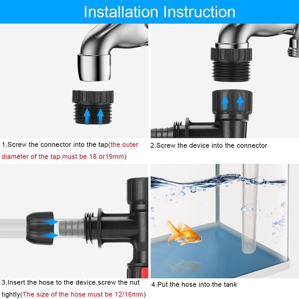 Aquarium Water Changer Fish Ta - Planted Aquarium Cleaning ulasan dan harga