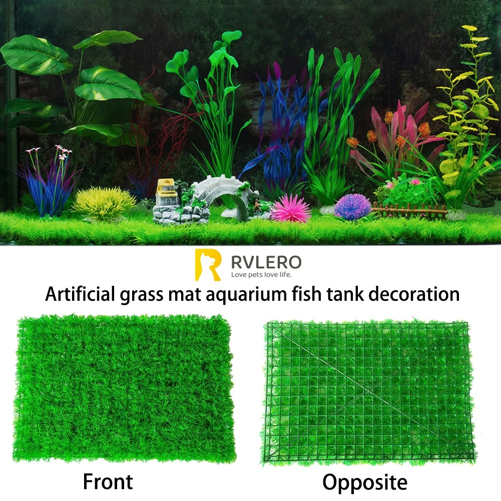 Artificial Grass Lawn Aquarium - Aquarium Plants Live ulasan dan harga