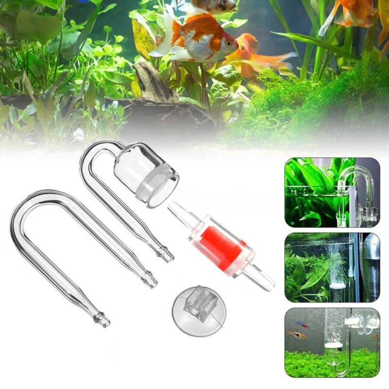 4pcs Set DIY CO2 Diffuser For  - Aquarium Liquid Carbon ulasan dan harga
